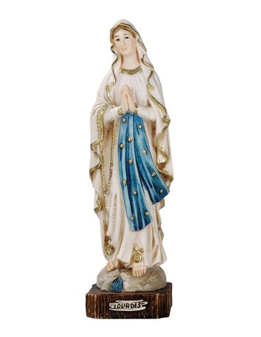 Virgen de Lourdes  20Cm Rensina Marmol