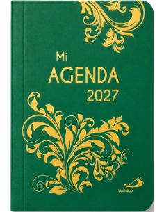 Mi Agenda 2027- Cubierta símil piel verde