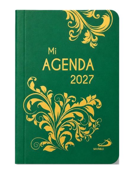 Mi Agenda 2027- Cubierta símil piel verde