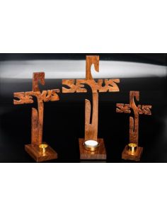 Cruz "Jesus" H 24 Cm