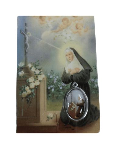 Estampa Medalla 85X55Mm Pvc-Resina  Santa Rita