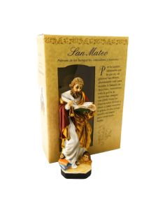 San Mateo 12Cm Resina Con Oracion