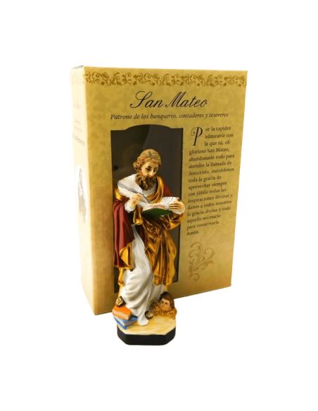 San Mateo 12Cm Resina Con Oracion