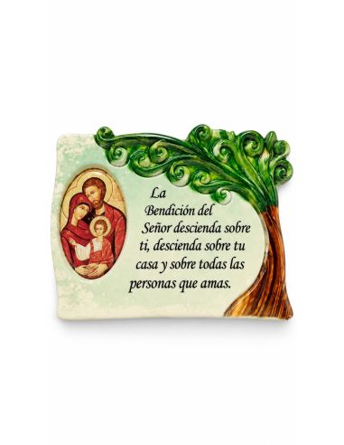 Iman Resina Arbol Vida 80X50Mm S. Familia