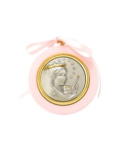 Medalla Cuna Madera/Plata Auxiliadora