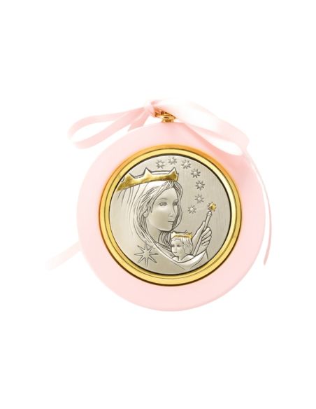 Medalla Cuna Madera/Plata Auxiliadora
