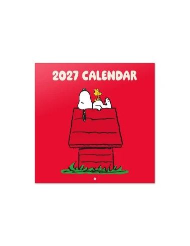 Calendario Anual 2027 Erik Pared Snoopy 30x30 cm