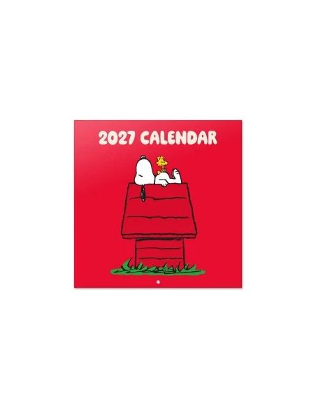 Calendario Anual 2027 Erik Pared Snoopy 30x30 cm