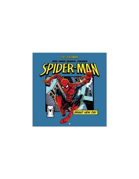 Calendario Anual 2027 Erik Pared Spiderman Brand 30x30 cm