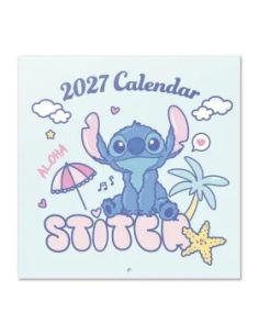 Calendario Anual 2027 Erik Pared Disney Stitch 30x30 cm