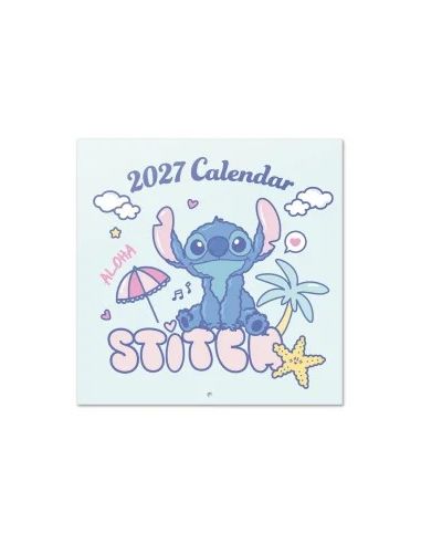 Calendario Anual 2027 Erik Pared Disney Stitch 30x30 cm