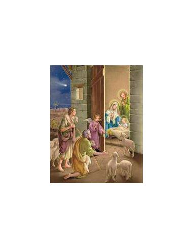 Lienzo 30X40 Adoracion Pastores