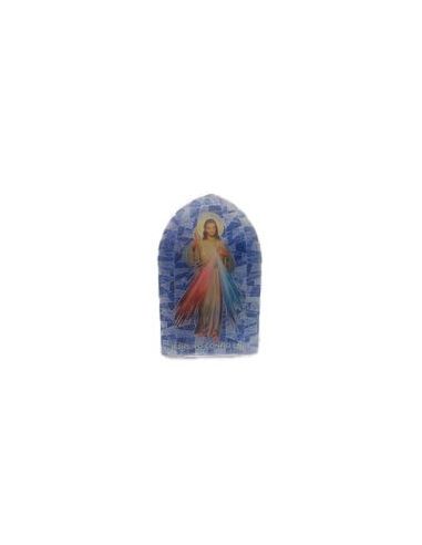 Repie Vidriera 8,5X13,5Cm Nº7 Jesus Misericordioso