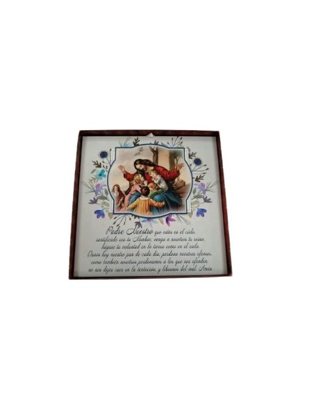Azulejo 20X20 Jesus C/ Niños Padre Nuestro
