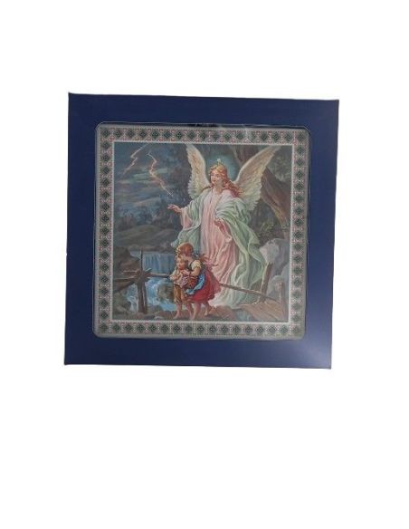 Azulejo En Relieve 20X20Cm Con Caja Angel Gurada S/Puente