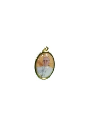Medalla  Dorada   Papa Francisco+S.Francisco