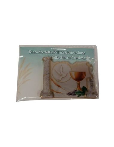 Repie-Iman Resina Comunion Confirmacion 80X55Mm