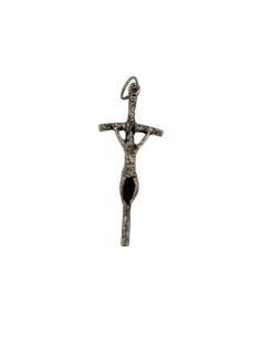 Cruz Metal Pastoral Colgar 40X10Mm
