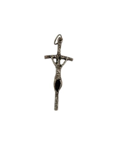 Cruz Metal Pastoral Colgar 40X10Mm