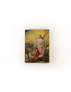 Tabla 8X10,5 Cm Angel Guarda Puente