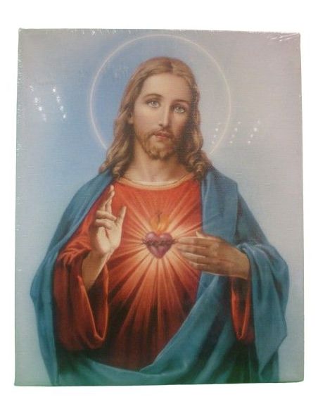Lienzo 20X25 Corazon De Jesus