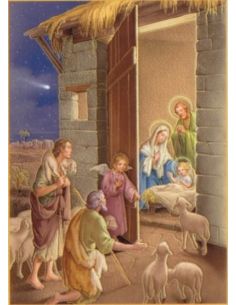 Cartel 49X68  614 Cr 63 Nacimiento Pastores