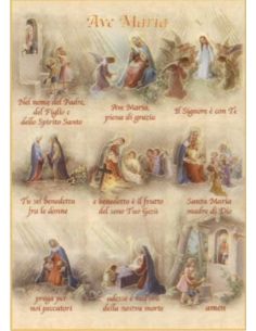 Cartel 49X68  614-Cr. Nº21 Ave Maria