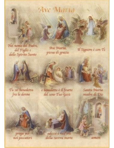 Cartel 49X68  614-Cr. Nº21 Ave Maria