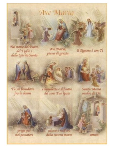 Cartel 49X68  614-Cr. Nº21 Ave Maria
