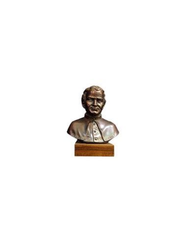 Busto D.Bosco 20 Cm Bronce Base De Madera