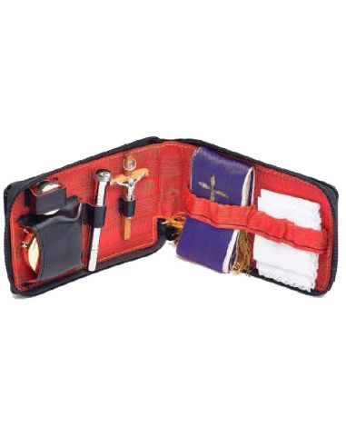 929 Cartera Litúrgica 10X16X2 Cm. Piel 7 Piezas