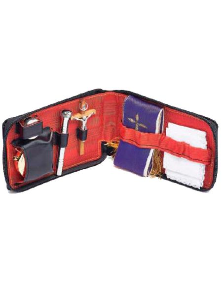 929 Cartera Litúrgica 10X16X2 Cm. Piel 7 Piezas
