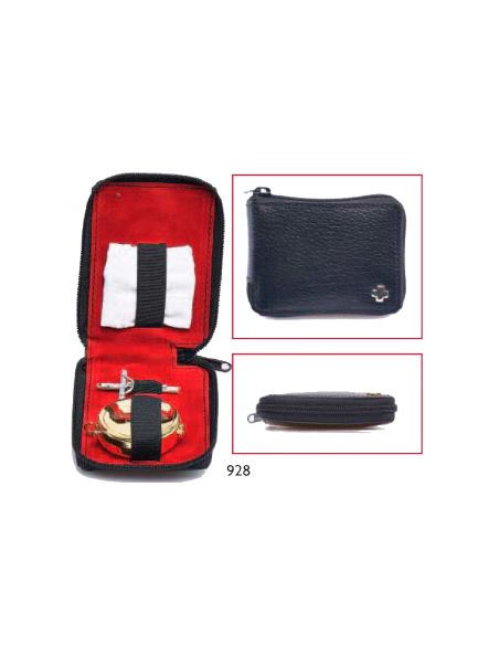 928 Cartera  Litúrgica Piel 3 Piezas