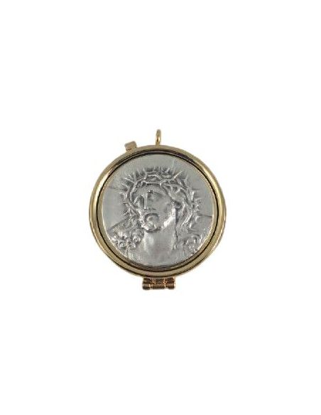 791 Portaviático Plateado 54Mm Cristo