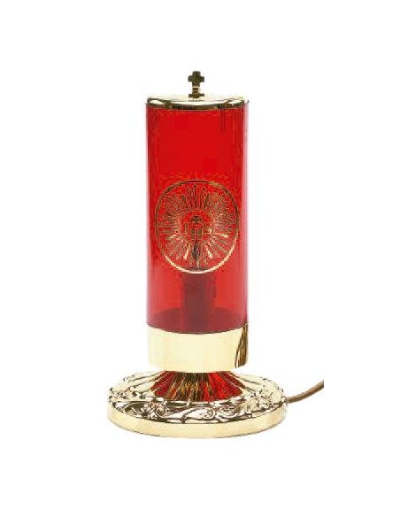302 Lampara Santisimo Electrica 220V  Ø14X27 Cm.
