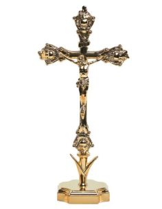 571/C Cruz Altar Dorada 42 Cm.