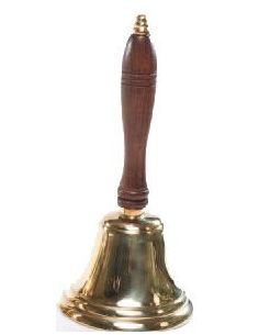 Campana Mango Madera Ø 11,8X25 Cm.