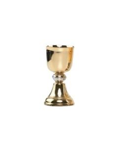 895 Calice Mini Basetta Ottone Ø 6 X 11 Cm.