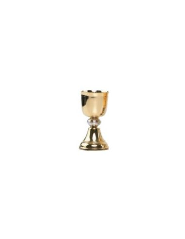 895 Calice Mini Basetta Ottone Ø 6 X 11 Cm.