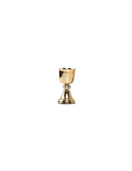 895 Calice Mini Basetta Ottone Ø 6 X 11 Cm.