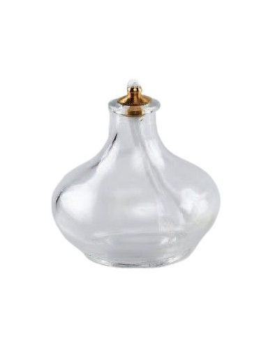 1057 Lampara Vidrio 7X7Cm Cipollina Semplice Completa Di Gigler