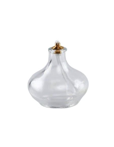 1057 Lampara Vidrio 7X7Cm Cipollina Semplice Completa Di Gigler