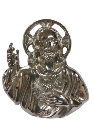 Placa Puerta Sagrado Corazon 10,5Cm Bendiciendo