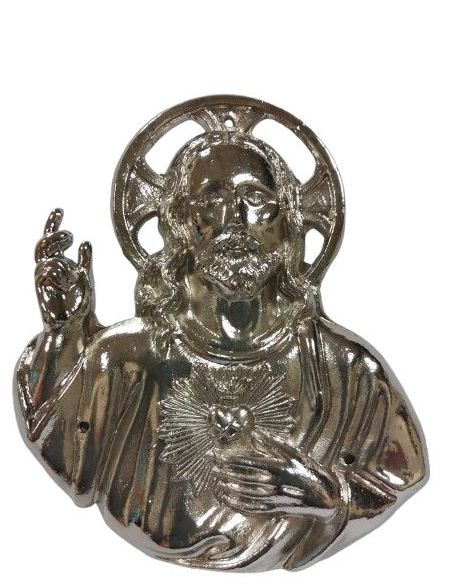 Placa Puerta Sagrado Corazon 10,5Cm Bendiciendo