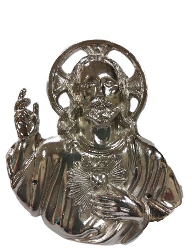 Placa Puerta Sagrado Corazon 7,5Cm Bendiciendo