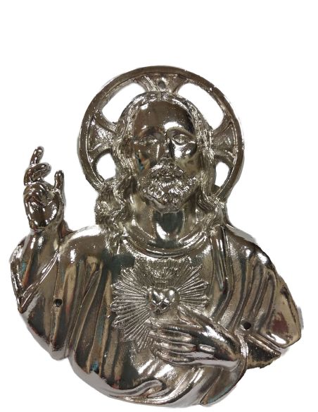 Placa Puerta Sagrado Corazon 7,5Cm Bendiciendo