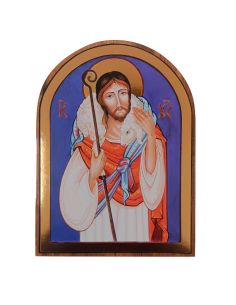 Icono Madera Buen Pastor 18X24,5 Cm