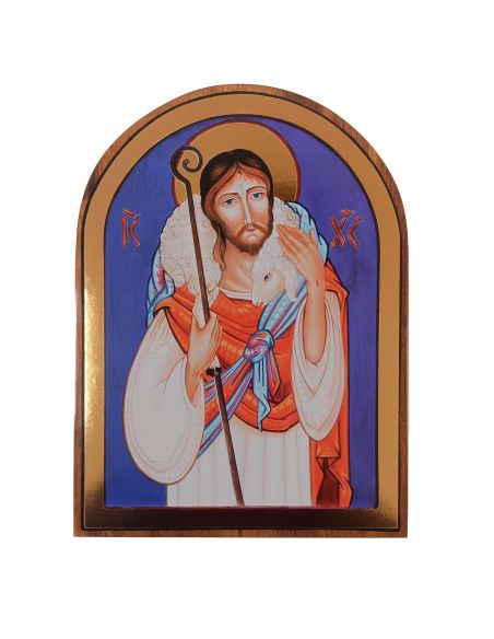 Icono Madera Buen Pastor 18X24,5 Cm