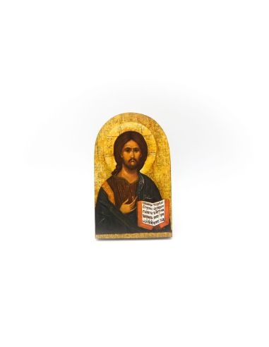 Icono Cristo, La,Pie Arco, 6,5X10,5 Gm-1