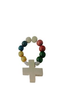 Rosario Misionero Dedo Madera